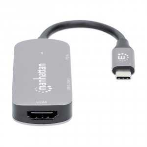 Manhattan 130707 Usb C To Hdmi Converter W Pd