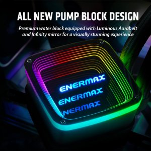 Enermax ELC-AQFA120-SQA-W Aquafusion Adv 120mm Liquid Cpu Cooler