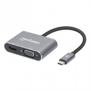 Manhattan 130691 Usb C To Hdmi Vga Converter