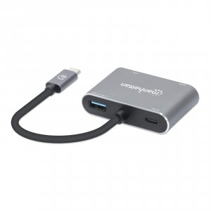 Manhattan 130691 Usb C To Hdmi Vga Converter