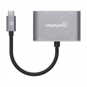 Manhattan 130691 Usb C To Hdmi Vga Converter