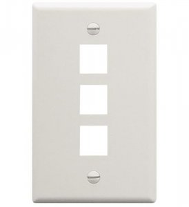 Wavenet WAV-FACE-3-WH-25PK Fp03pwh-spk Faceplate 25 Pk White