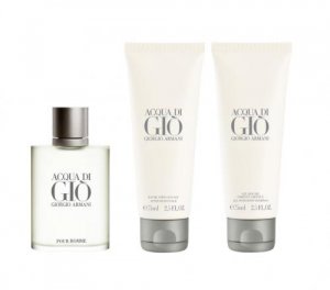 Loreal GA211770 Acqua Di Gio 3 Pcs Set For Men: 3.4 Edt Sp + 2.5 After