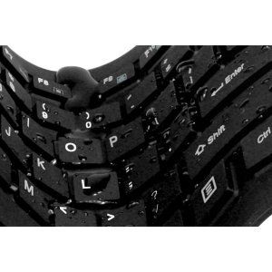 Adesso RG0793 Antimicrobial Waterproof Flex Keyboard (mini Size) - Cab