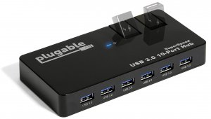 Plugable USB3-HUB10C2 Plugable 2 Flip-up Ports With Bc 1.2 Charging Su