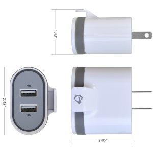 Siig AC-PW1A22-S1 Bndl Fast Charging Usb Wall And