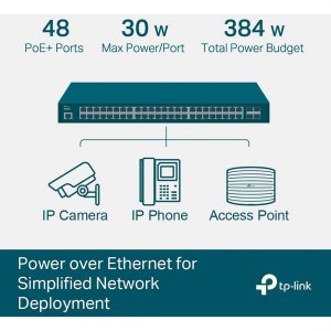 Tplink TL-SG3452P Tp-link Swt Tl-sg3452p Jetstream 52pt Gigabit L2 Man