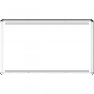 Lorell LLR 18321 Mounting Frame For Whiteboard - Silver - 1 Each