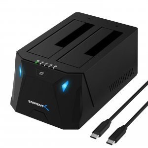 Sabrent EC-CH2B Usb Type-c Sata 2.5  3.5 Dual