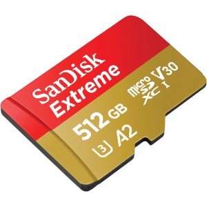 Sandisk SDSQXAV-512G-AN6MA Extreme, Microsdxc, Memory Card, 512gb, Uhs