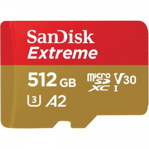 Sandisk SDSQXAV-512G-AN6MA Extreme, Microsdxc, Memory Card, 512gb, Uhs