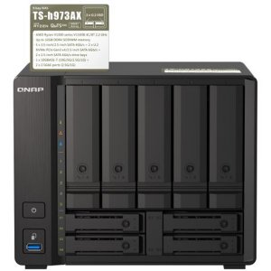 Qnap TS-H973AX-8G-US 9bay Dt Nas Ryzen V1500b 4c 8t