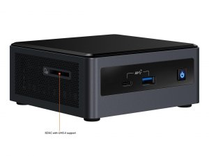 Intel BXNUC10I7FNHN Nuc Kit  Ci7-10710u M.2 2.5 No Audcodec Nocord Rtl