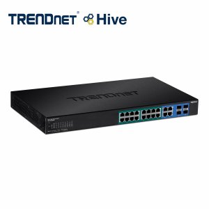 Trendnet TPE-1620WSF 20-port Gigabit Web Smart Poe+ Switch W 2 Shared 