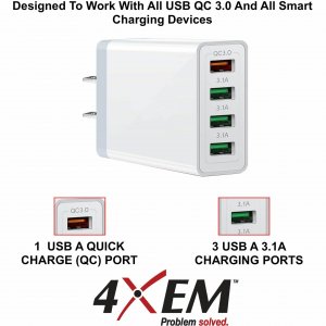 4xem 4XPOWER4USB 4port Usb-a 3 Ports With