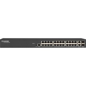 Black LGB1126A-R2 Gigabit Managed Ethernet Switch - 26-port