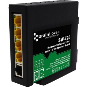 Brainboxes SW-725 Hardened Ind 5 Port Poe 10100