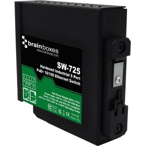 Brainboxes SW-725 Hardened Ind 5 Port Poe 10100