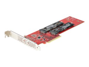 Startech DUAL-M2-PCIE-CARD-B Dual M.2 Pcie Ssd Adapter Card, Pcie X8  