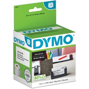 Dymo 2173844 Dy Lw 2x3-12in Appt Card Lbl 300ct 24pk(30374)