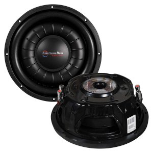 American HAWK1044SL Slim Mount Hawk Woofer Dual 4 Ohm 1500 Watts Max