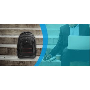 V7 CBPX16-BLK Backpack Fully Padded 15.6in