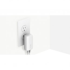 Belkin WCB008DQWH 32w Ac Charger, 20w Usb-c, 12w Usb-a, Wht