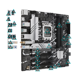 Asus PRIMEB760M-AAXD4 Prime B760m A Ax D4