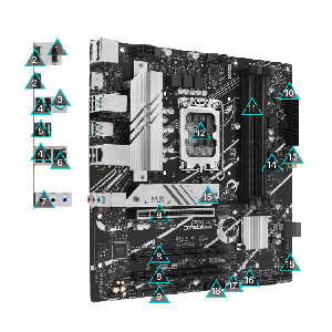 Asus PRIMEB760M-AD4 Prime B760m A D4