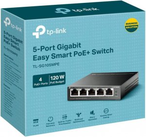 Tplink TL-SG105MPE Tp-link Swt Tl-sg105mpe 5-port Gigabit Easy Smart S