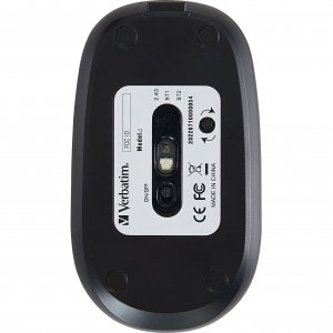 Verbatim 70750 , Multi-device Wireless Rechargeable Mouse Optical, Bla