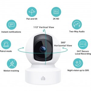 Tplink KC410S Tp-link Cm  Kasa Spot Pan Tilt 24 7 Recording Retail