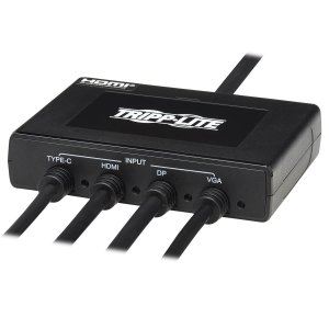 Tripp B321-4X1-HDVC Presentation Adapter 4-port 4k60hz Hdmi Dp Usb C  