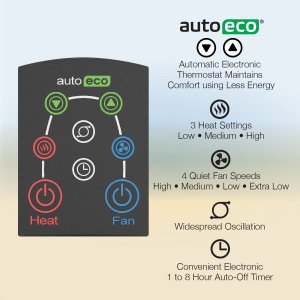 Lasko FH500 Fan  Space Heater Combo Tower