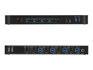 Siig CE-KV0F11-S1 Ac Ce-kv0f11-s1 4x1 Hdmi 4k Hdr Kvm Usb3.0 Switch Wi