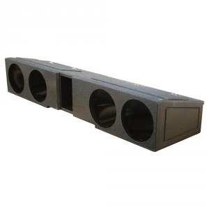 Qpower QBGMCFF07408 8 Ported Subwoofer Box For 2007-2020 Gm Crew Cab