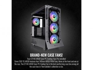 Thermaltake CA-1X5-00M1WN-00 Ceres 500 Black Mid Tower Case