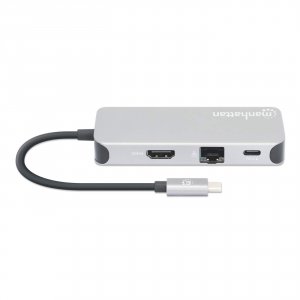 Intellinet 130615 Usb-c 8-in-1 Docking Station With Power Delivery