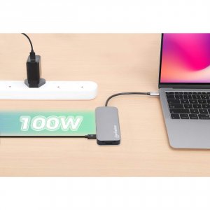 Intellinet 130615 Usb-c 8-in-1 Docking Station With Power Delivery