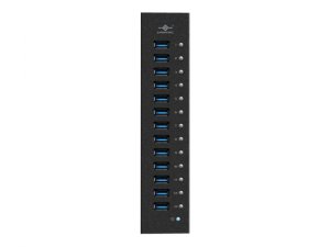 Vantec UGT-AH131U3-BK Ac Ugt-ah131u3-bk 13pt Usb3.0 Aluminum Hub Data 