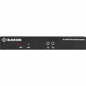 Black KVXLCHF-100 Kvx Series Hdmi 4k Fibre Kvm Extender, Sh, Tx+rx