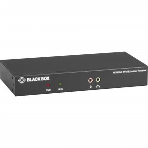 Black KVXLCHF-100 Kvx Series Hdmi 4k Fibre Kvm Extender, Sh, Tx+rx