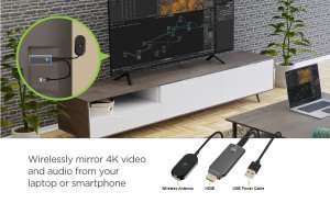 Iogear GWAVR4K Mini Wrls 4k Screen Sharing