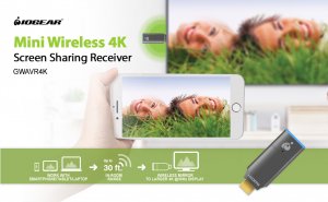 Iogear GWAVR4K Mini Wrls 4k Screen Sharing