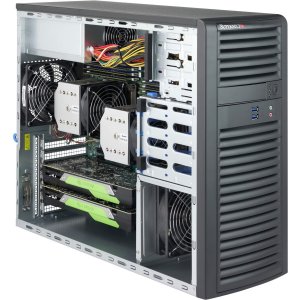 Supermicro CSE-732D3-1K26B Case Cse-732d3-1k26b Mid-tower E-atx Atx Mi