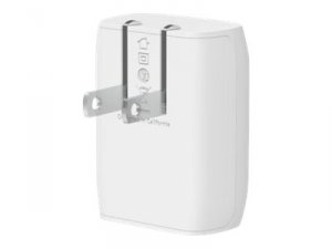 Belkin WCA006DQ1MWH-B5 20w Pd Pps Wall Chrg W1m Pvc C-ltg Wht