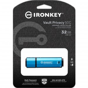 Kingston IKVP50C/32GB 32gb Ironkey Vault Privacy 50c