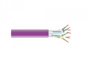 Black EYN864A-PB-1000 Gigatrue 550 Cat6 Bulk 1000 Ft, Pvc Violet