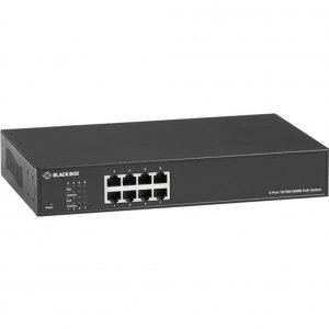 Black LPB1308A-R2 8-port Gigabit Ethernet Switch