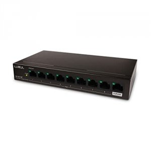 Luxul SW-100-08P 8-port Gb Poe+ Switch Wuplink 92w